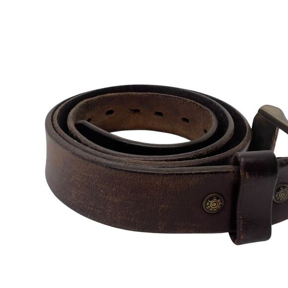 LEVI STRAUSS & CO. VINTAGE Brindle GENUINE LEATHER MENS BELT 40 11LV0204 - Picture 3 of 9